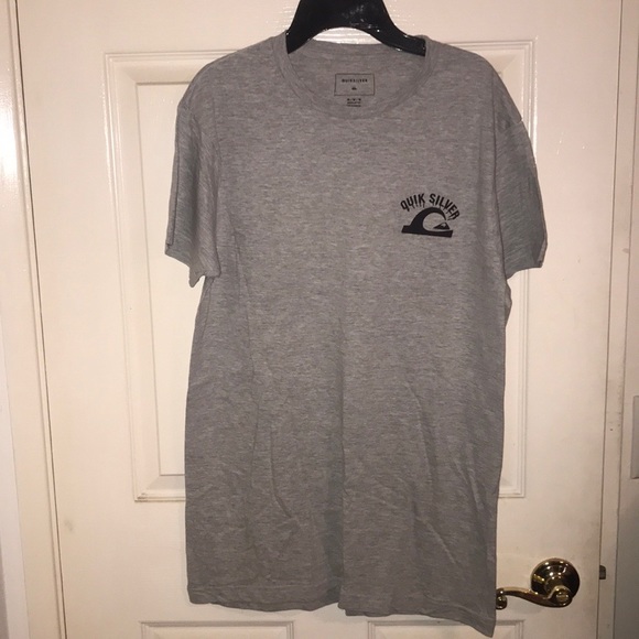 New Quiksilver Lonely Frustration s/s Tee Grey - Picture 3 of 6